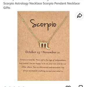Scorpio Constellation Necklace for Women Girls Scorpio Jewelry